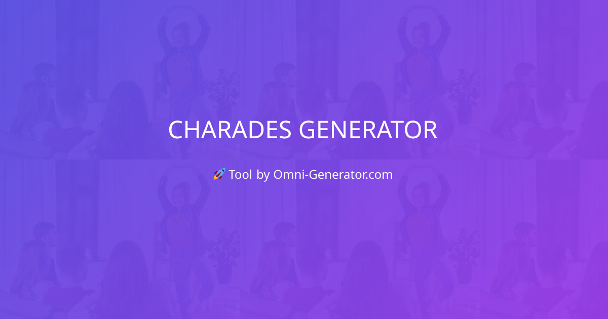 charades generator