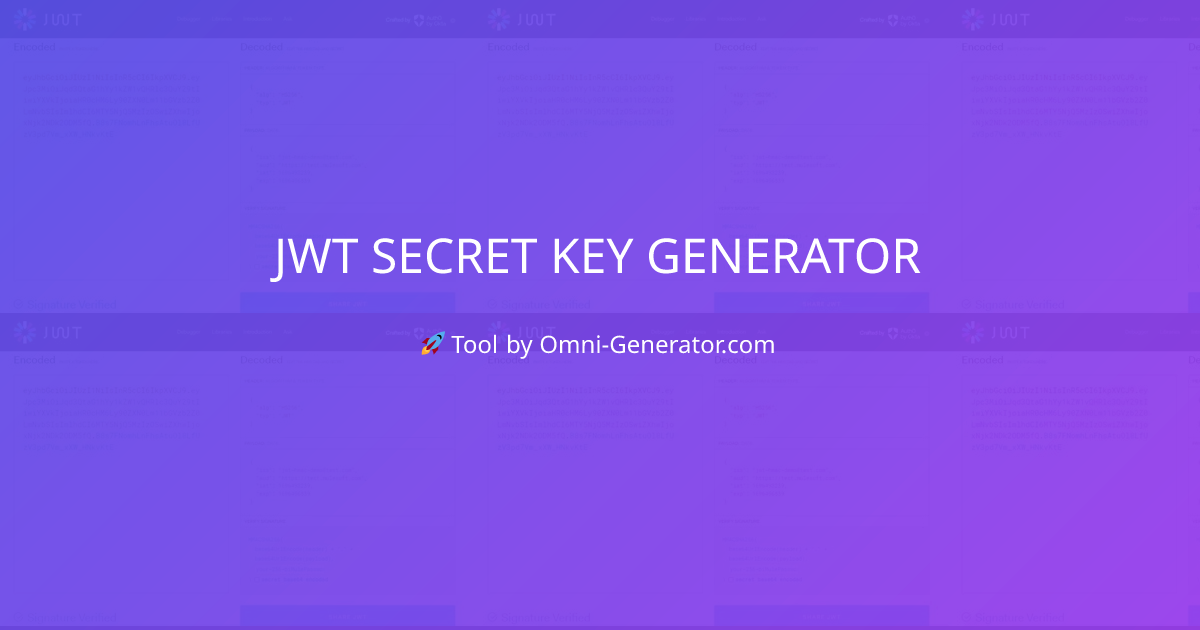 JWT Secret Key Generator