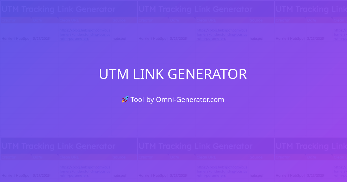utm link generator